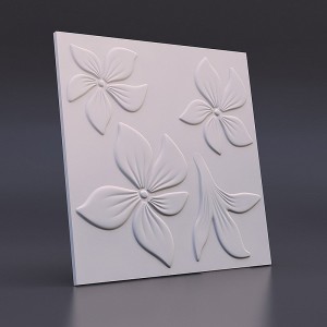 Gạch 3D hoa nổi - Flower